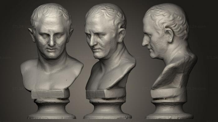 Бюсты и головы античные и исторические (Цицерон, BUSTA_0234) 3D модель для ЧПУ станка